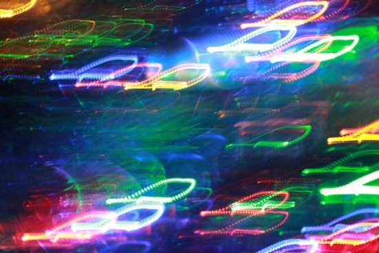 neon fish light
